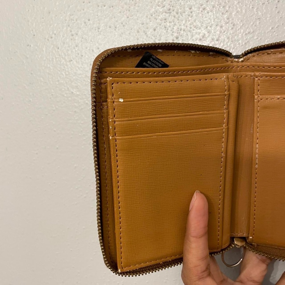 Fossil Tile Patterned Brown Wallet - image 7